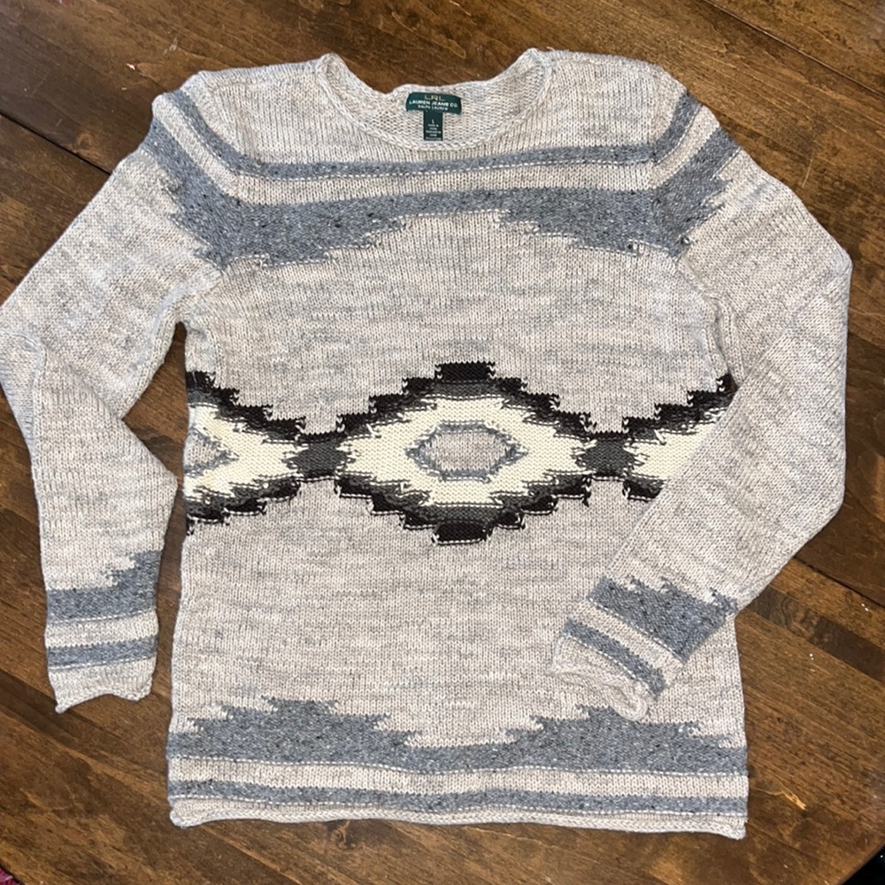 LRL Lauren Jeans Co  Ralph Lauren /Western Inspired Sweater